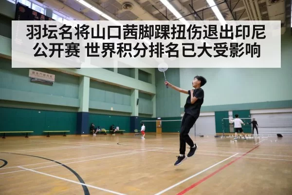 羽坛名将山口茜脚踝扭伤退出印尼公开赛 世界积分排名已大受影响